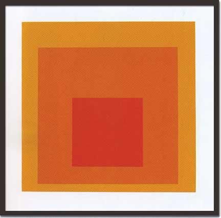 《絵画・抽象画》ジョゼフ・アルバース スタディ フォー ホーメージ トゥ スクエア1964(シルクスクリーン)