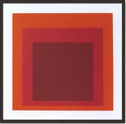 《絵画・抽象画》ジョゼフ・アルバース スタディ フォー ホーメージ トゥ スクエア1970(シルクスクリーン)
