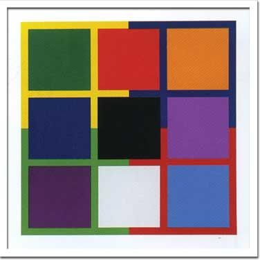 《絵画・抽象画》ジョー・デラホー サン ティトゥル,1987(シルクスクリーン)