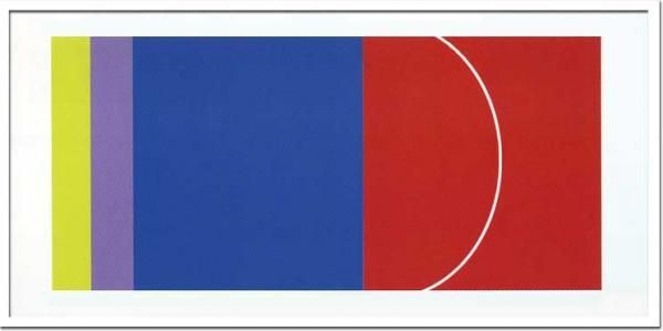 《絵画・抽象画》ジョー・デラホー リレイション,1974(シルクスクリーン)