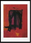 《絵画・抽象画》フランツ・ヨゼフ・クライン レッド ペインティング,1961) ５Lサイズ