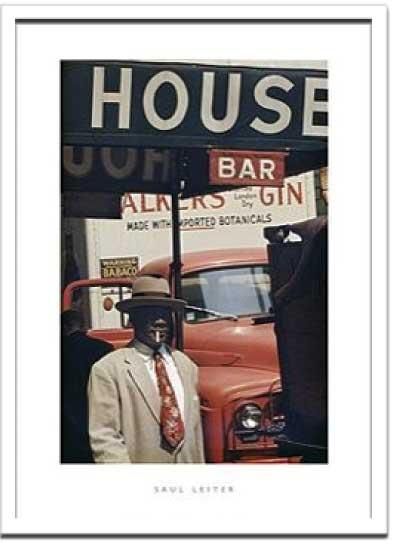 《アートフレーム》Saul Leiter Harlem,1960( ハーレム,1960)