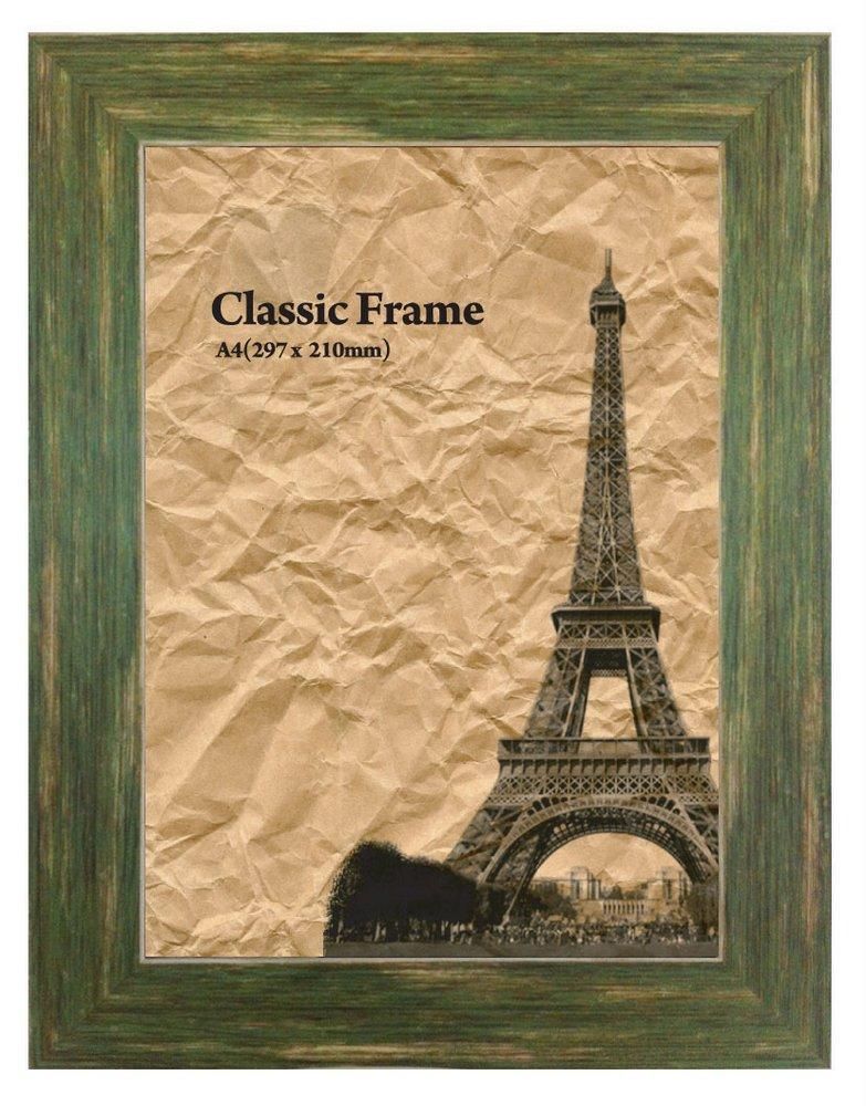 《額縁》Classic Wide Frame Green A3(クラシック ワイドフレーム グリーン A3)