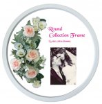 《額縁》Round Collection Frame White  Lsize(ラウンド コレクションフレーム)