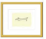 《名画・抽象画》Pablo Picasso パブロ ピカソ Le chien(ルシアン)