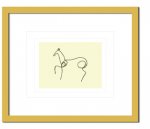 《名画・抽象画》Pablo Picasso パブロ ピカソ Le cheval(ル シュヴァール)