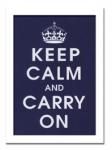 ԥȥե졼Vintage Reproduction Keep Calm (navy)( (ͥӡ)Ť襤³)