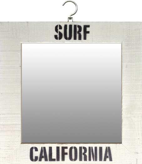 《ハンガーミラー》California Mirror Surf California(カリフォルニア ミラー サーフ カリフォルニア)