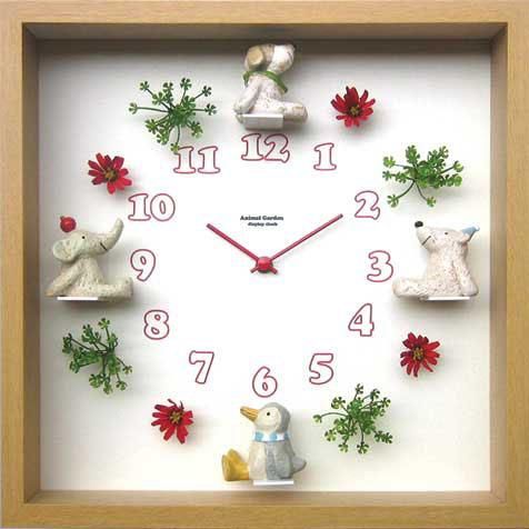 《時計》Display Clock Animal 1(ディスプレイ クロック アニマル(動物))