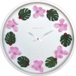 《時計》デザイン クロック モカラ/ピンク