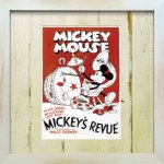 《Disneyフレーム》【ゆうパケット】ビンテージ ディズニー シリーズ Mickey Mouse 4 ミッキーマウス4