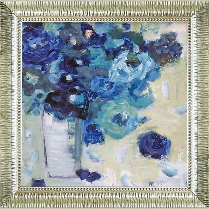 《絵画》ジェニファー ハーウッド「ハーモニー イン ブルー」5Lサイズ