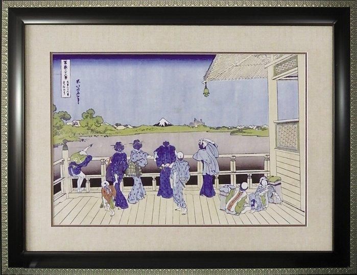 《日本画》葛飾 北斎「五百羅漢寺」