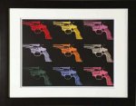 ԥȥե졼Andy Warhol  Gun, c. 1982 (many/rainbow)