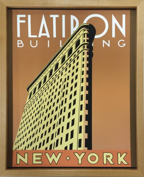 《アートフレーム》Brian James Flatiron Building