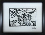 ԥȥե졼Keith Haring Untitled, 1982 (dogs with UFOs) 