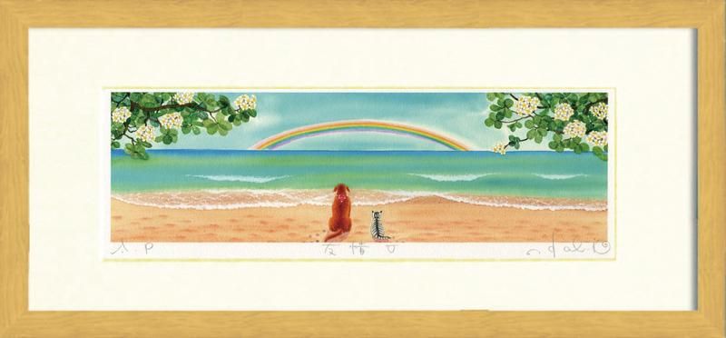 《絵画 壁掛け》Harumi Kurinoki-RL 友情V