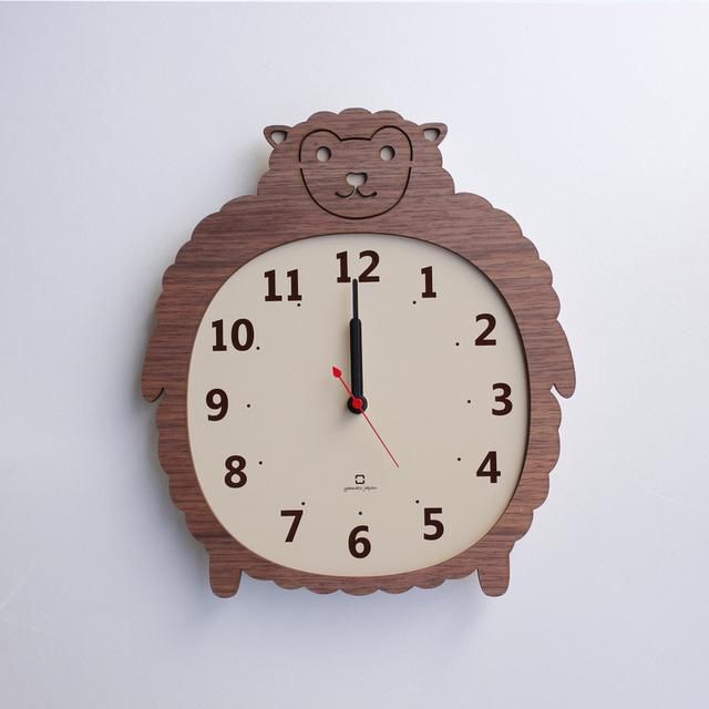 《時計》Clock Zoo ヒツジ/絵画・壁掛けアートは、リビングや玄関におすすめのインテリア。かわいい壁飾りはお部屋を癒やしてくれそう。プレゼントにも。
