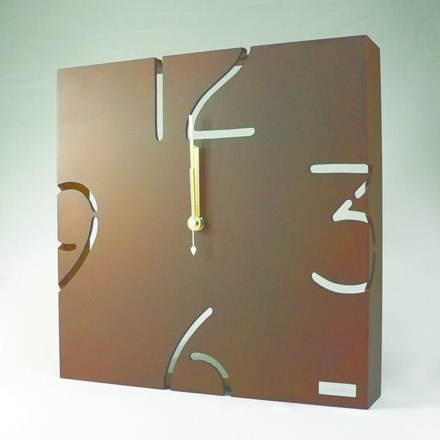《時計》PUZZLE WALL TYPE CLOCK W ブラウン/絵画・壁掛けアートは、リビングや玄関におすすめのインテリア。かわいい壁飾りはお部屋を癒やしてくれそう。プレゼントにも。