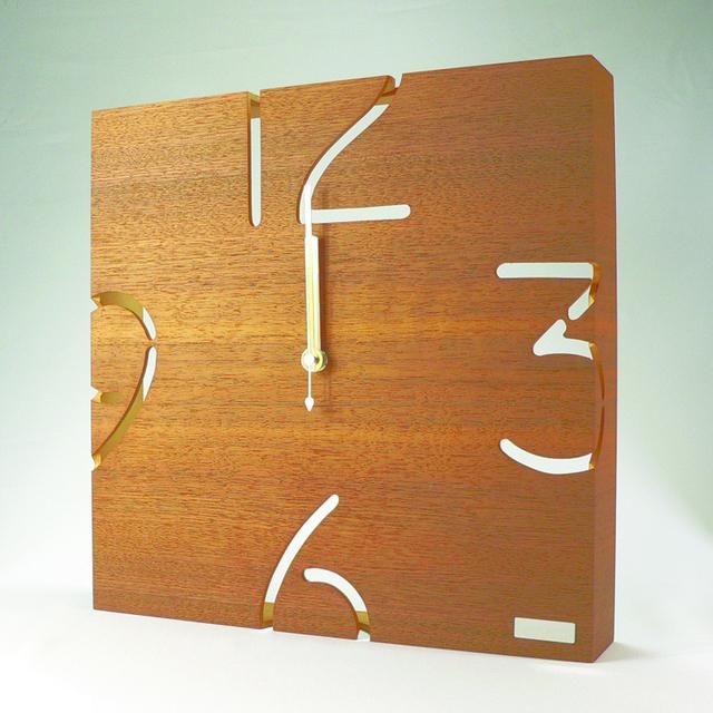《時計》PUZZLE WALL TYPE CLOCK W ウォールナット/絵画・壁掛けアートは、リビングや玄関におすすめのインテリア。かわいい壁飾りはお部屋を癒やしてくれそう。プレゼントにも。