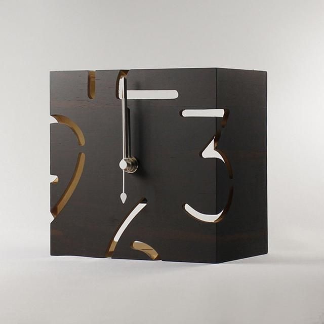 《時計》PUZZLE STAND TYPE CLOCK S 黒檀/絵画・壁掛けアートは、リビングや玄関におすすめのインテリア。かわいい壁飾りはお部屋を癒やしてくれそう。プレゼントにも。