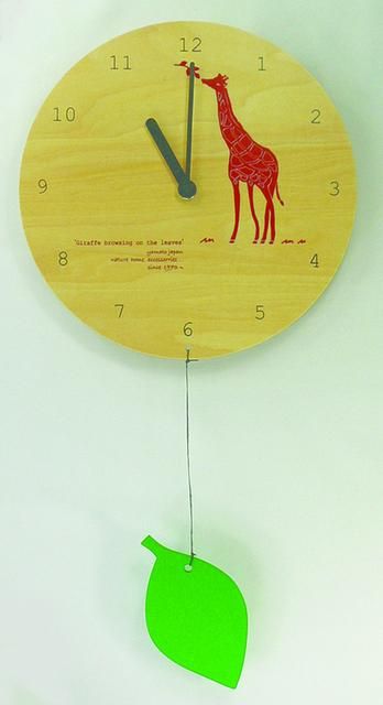 《時計》MOBILE CLOCK キリン/絵画・壁掛けアートは、リビングや玄関におすすめのインテリア。かわいい壁飾りはお部屋を癒やしてくれそう。プレゼントにも。
