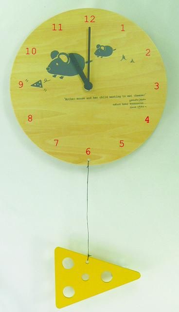 《時計》MOBILE CLOCK ネズミ/絵画・壁掛けアートは、リビングや玄関におすすめのインテリア。かわいい壁飾りはお部屋を癒やしてくれそう。プレゼントにも。