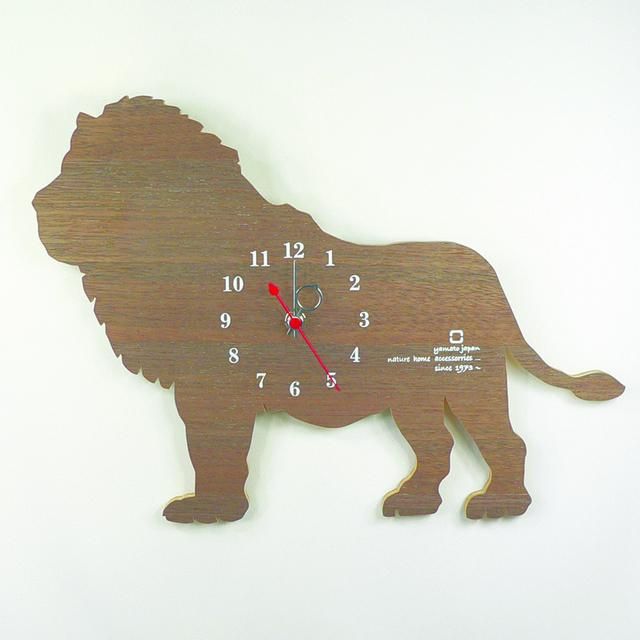 《時計》CLOCK SHADOW W ライオン/絵画・壁掛けアートは、リビングや玄関におすすめのインテリア。かわいい壁飾りはお部屋を癒やしてくれそう。プレゼントにも。