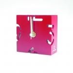 《時計》CLOCK PUZZLE-MINI 赤色/絵画・壁掛けアートは、リビングや玄関におすすめのインテリア。かわいい壁飾りはお部屋を癒やしてくれそう。プレゼントにも。
