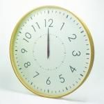 《時計》LARGE CLOCK -電波時計- 白色/絵画・壁掛けアートは、リビングや玄関におすすめのインテリア。かわいい壁飾りはお部屋を癒やしてくれそう。プレゼントにも。
