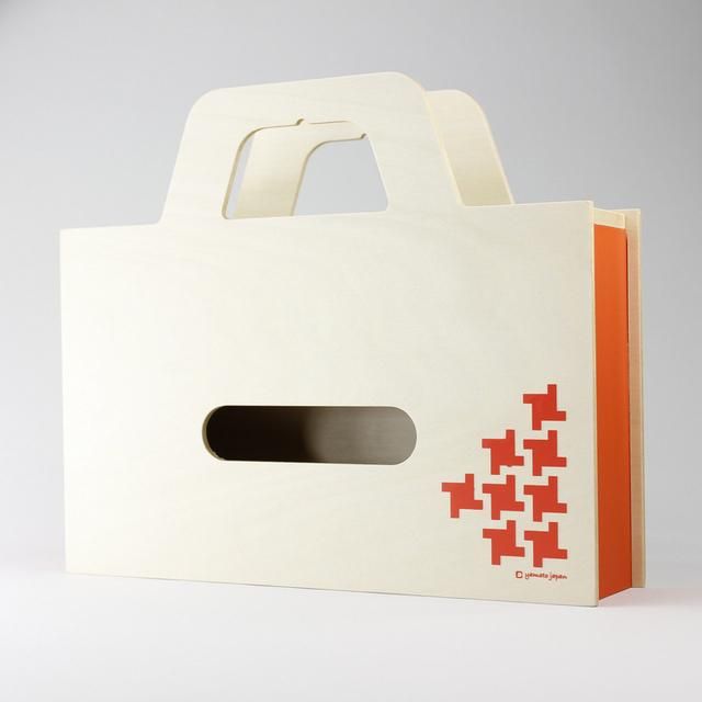 《ティッシュケース》BAG tissue W オレンジ色/絵画・壁掛けアートは、リビングや玄関におすすめのインテリア。かわいい壁飾りはお部屋を癒やしてくれそう。プレゼントにも。