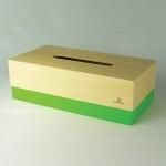 《ティッシュケース》CUBE BLOCKS 緑色/絵画・壁掛けアートは、リビングや玄関におすすめのインテリア。かわいい壁飾りはお部屋を癒やしてくれそう。プレゼントにも。