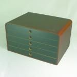 《ファイルケース》A4FILE CASE-5段- ブラウンXブラック/絵画・壁掛けアートは、リビングや玄関におすすめのインテリア。かわいい壁飾りはお部屋を癒やしてくれそう。プレゼントにも。