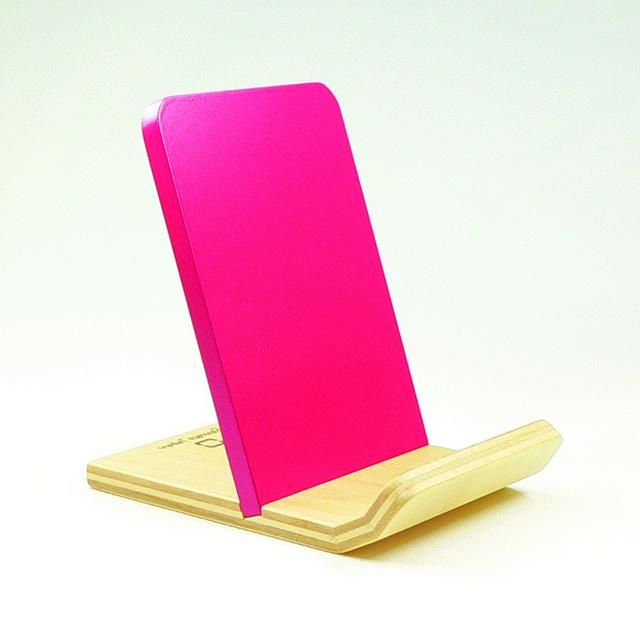 《スマホホルダー》SKI HOLDER ピンク色/絵画・壁掛けアートは、リビングや玄関におすすめのインテリア。かわいい壁飾りはお部屋を癒やしてくれそう。プレゼントにも。