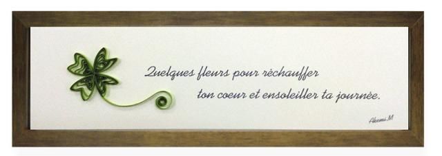 《アートフレーム》【ゆうパケット】Paper Quilling Series Green/BR
