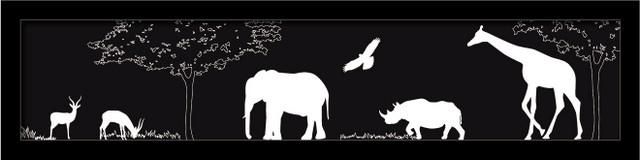 《アートフレーム》Silence Wild Animal/BK