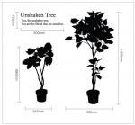 ԥ륹ƥåTwin Potted Plants Black