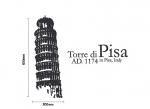 ԥ륹ƥåTorre di Pisa Black