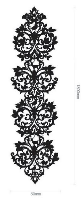 《壁飾り》Damask Black