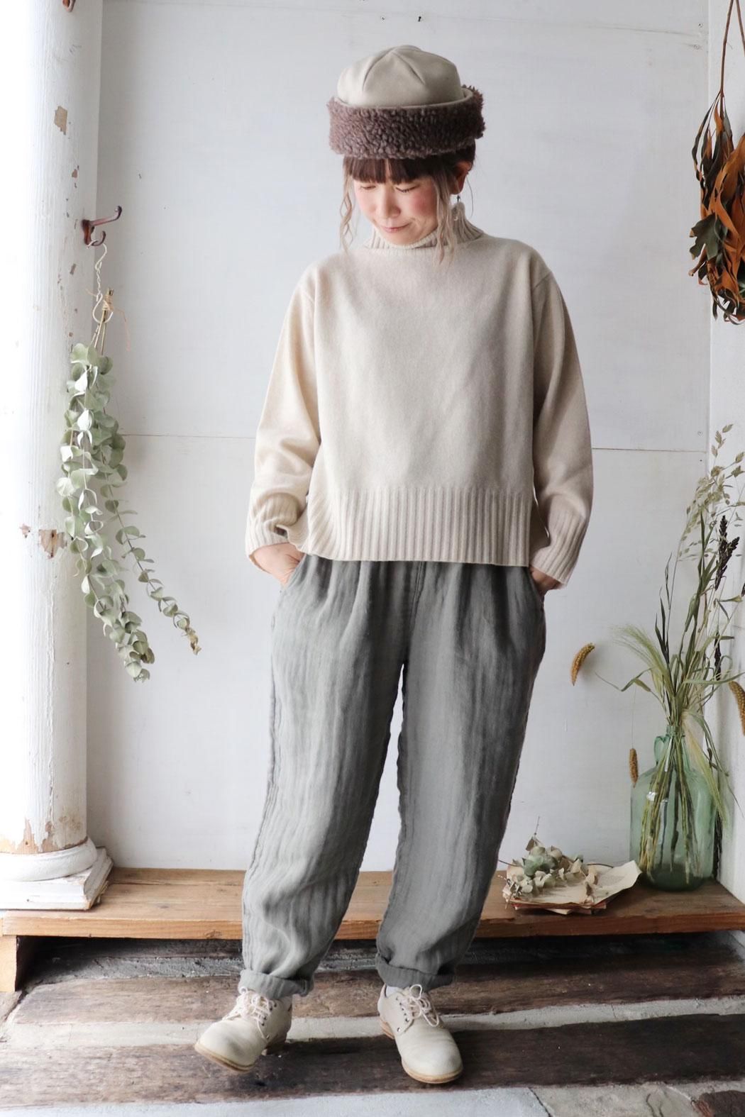 a+koloni（コロニー） リネンビエラバルーンパンツ 値下げSALE