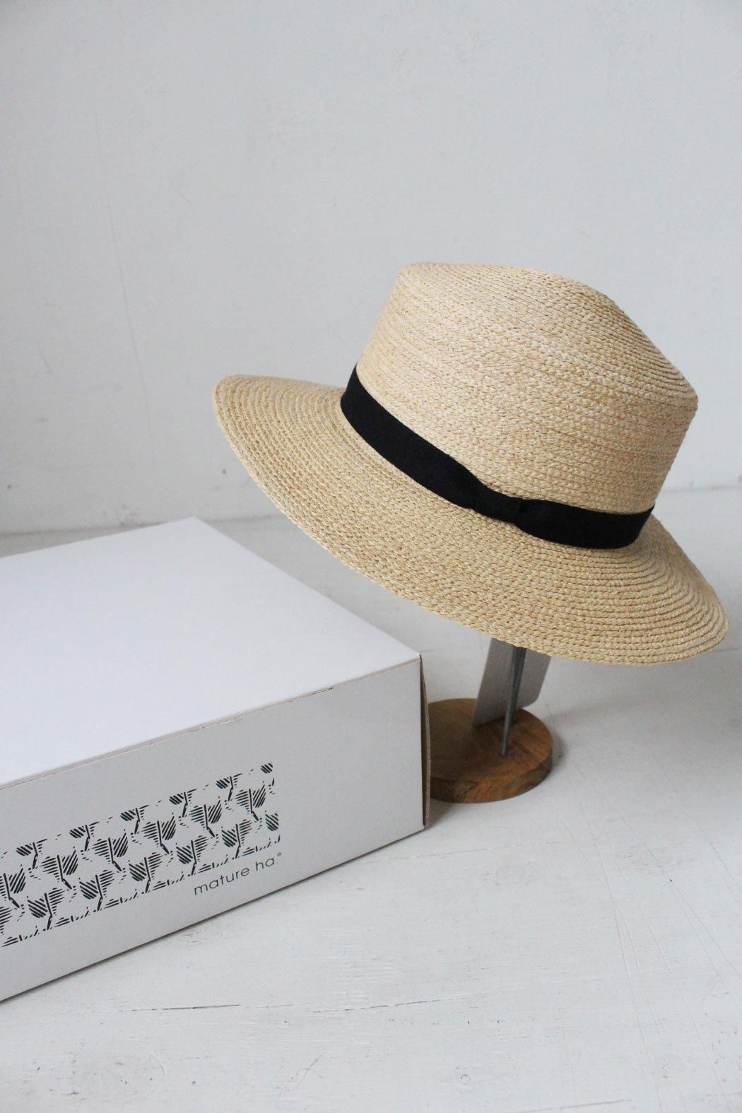 mature ha.｜マチュアーハ】raffia hat｜ナチュラル素材