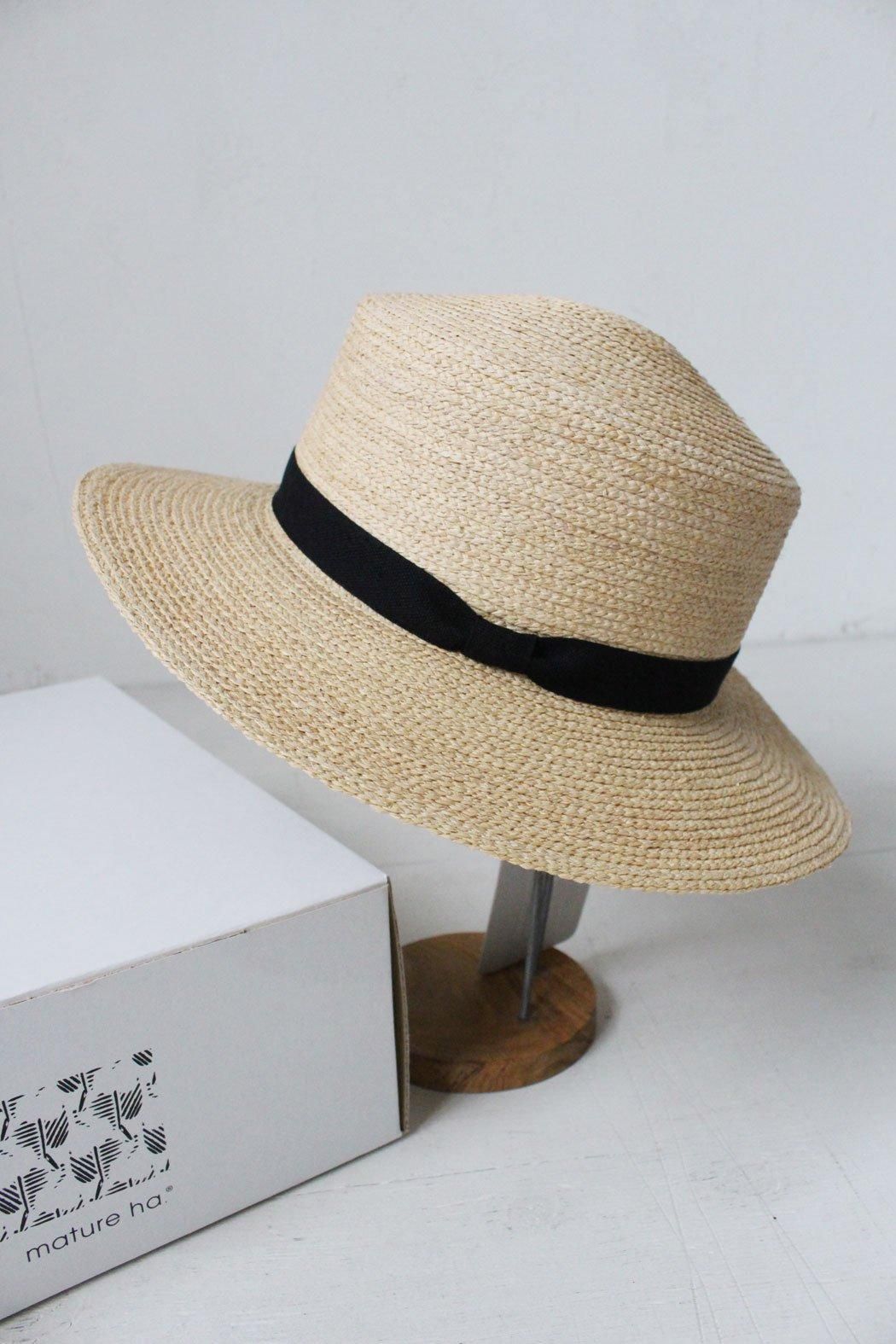 mature ha.（マチュアーハ）MAS21-14 raffia hat