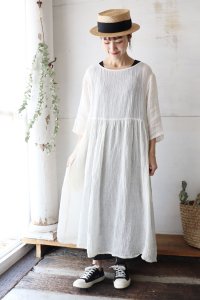 ◆SALE40％◆【sucre別注*】リネンワンピース (g)<img class='new_mark_img2' src='https://img.shop-pro.jp/img/new/icons20.gif' style='border:none;display:inline;margin:0px;padding:0px;width:auto;' />