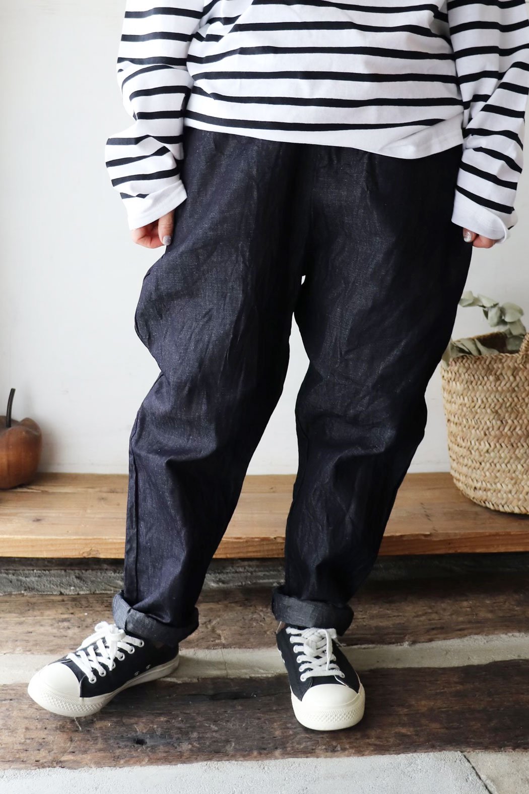 g)グラムLIGHT DENIM TAPERED PANTS 日本製 グラム 直営 アウトレット