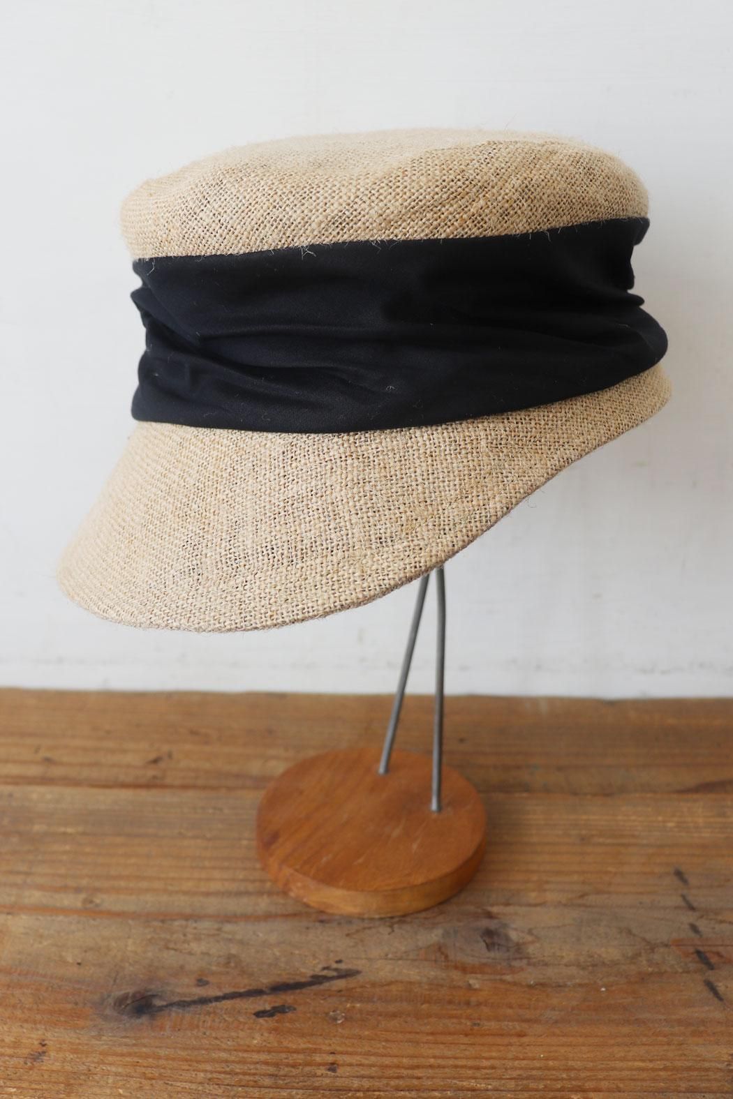 mature ha.｜マチュアーハ｜jute drape cap｜ジュートドレープ