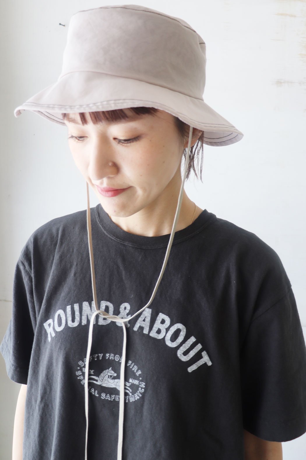 新品 マチュアーハ organdy hat middle ナチュラル ホワイト