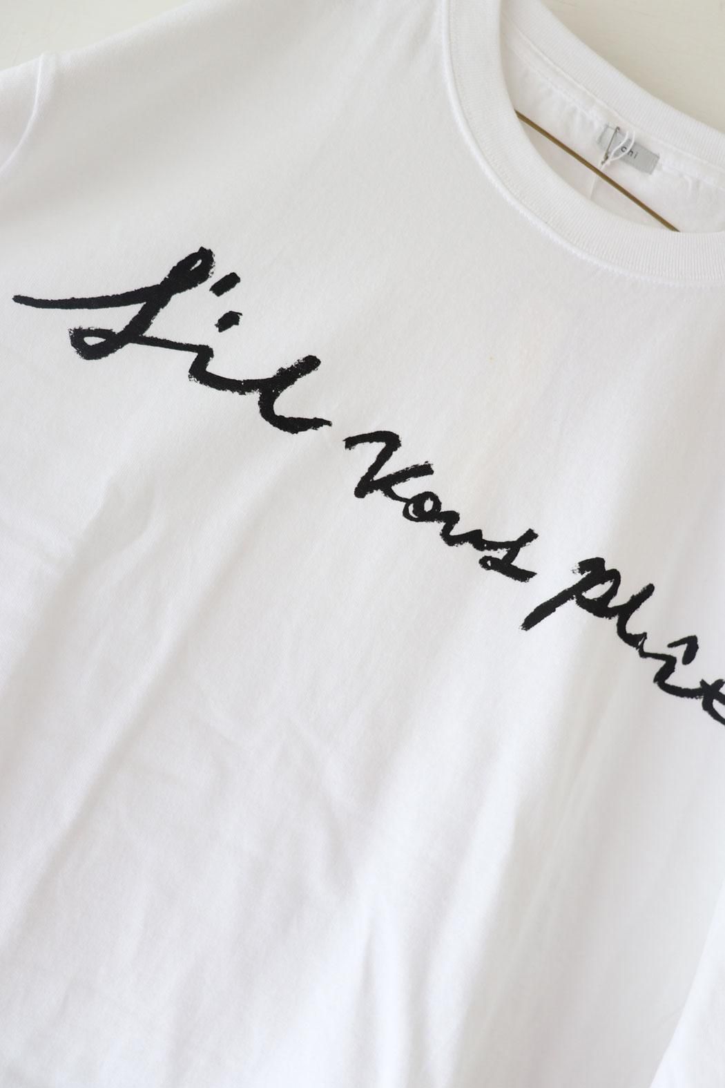 プリント Tシャツ*cursive（ichi）