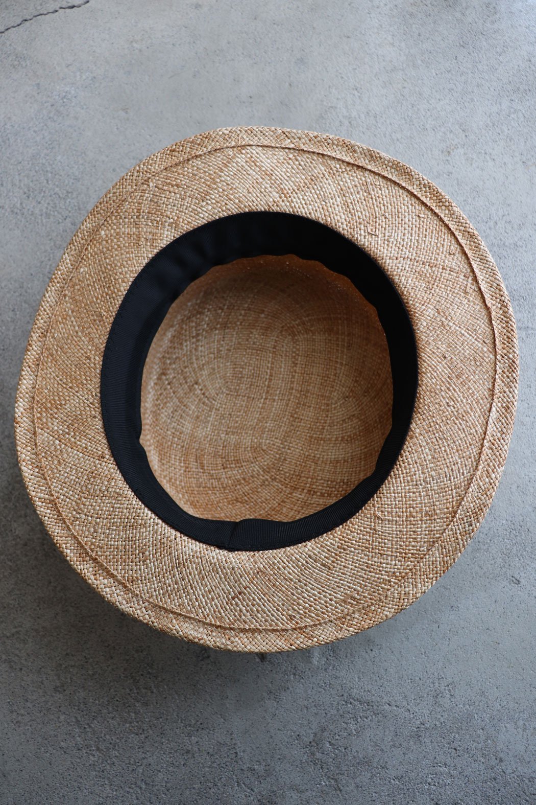 カンカン帽 ブラックリボン（Sucre Original）