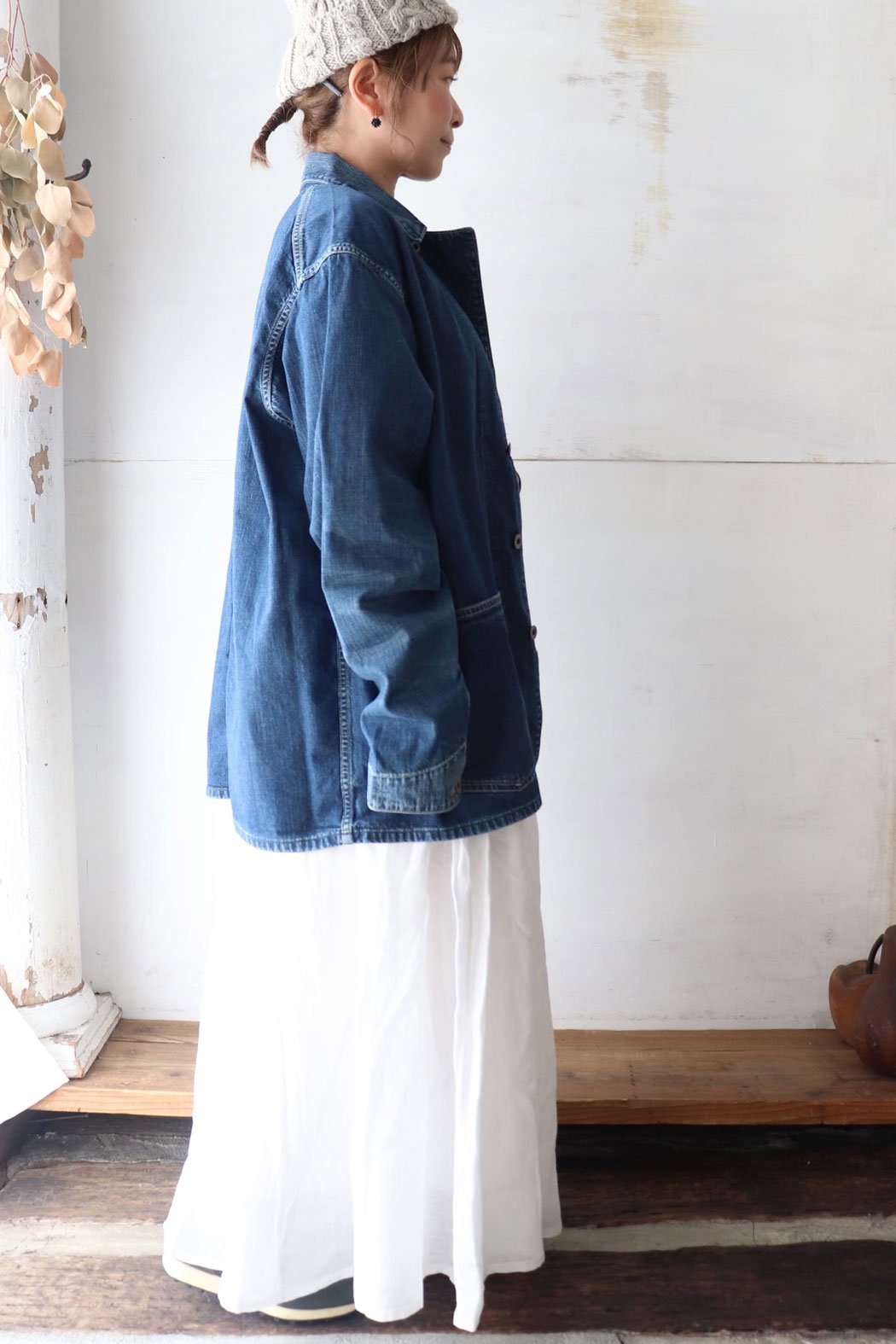 DENIM CHORE JACKET（chimala）