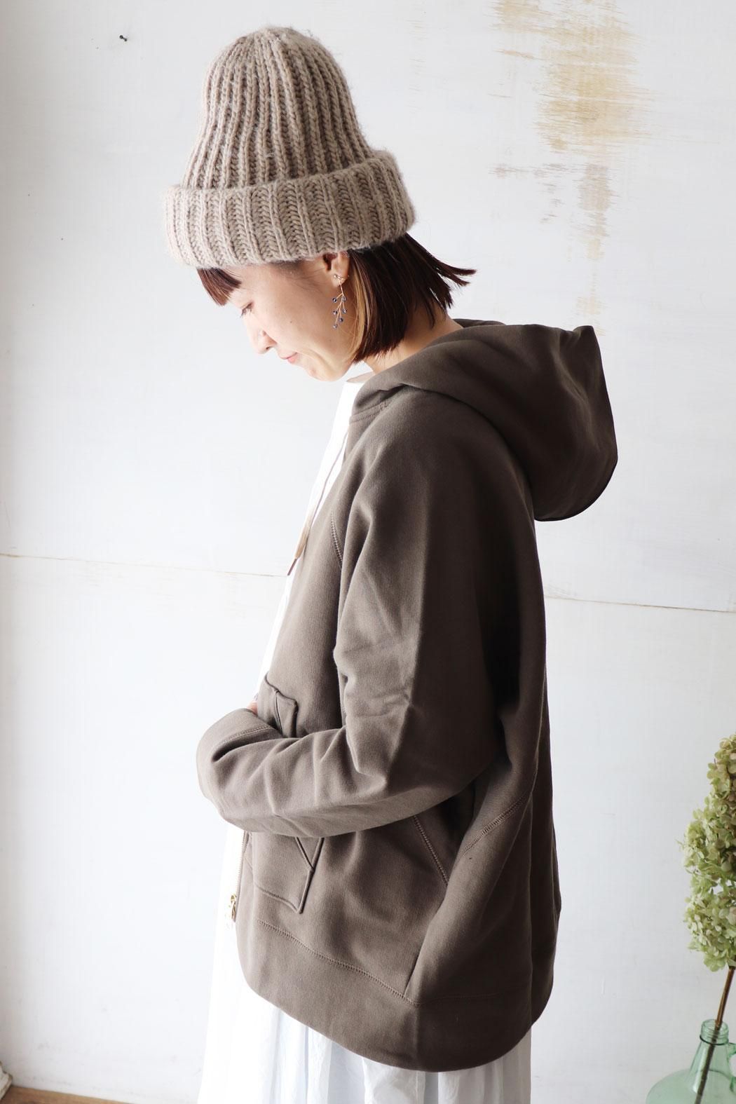 バルーン 様★DSC グラフィック裏毛パーカー ザ フォーキャッツ フェイス｜裏毛ビッグシルエットパーカー｜ユニ